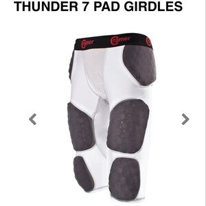 Cramer Thunder 7 NWT XL LIGHTNING 7 PAD GIRDLES 38”-40”